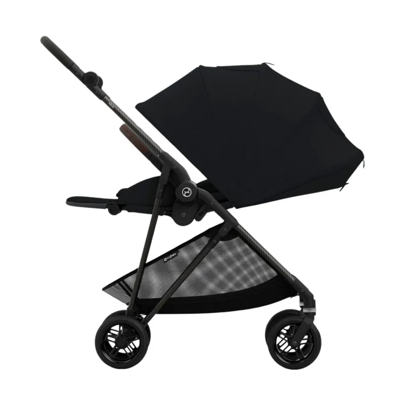 Cybex Melio Kinderwagen - Carbon - Magic Black
