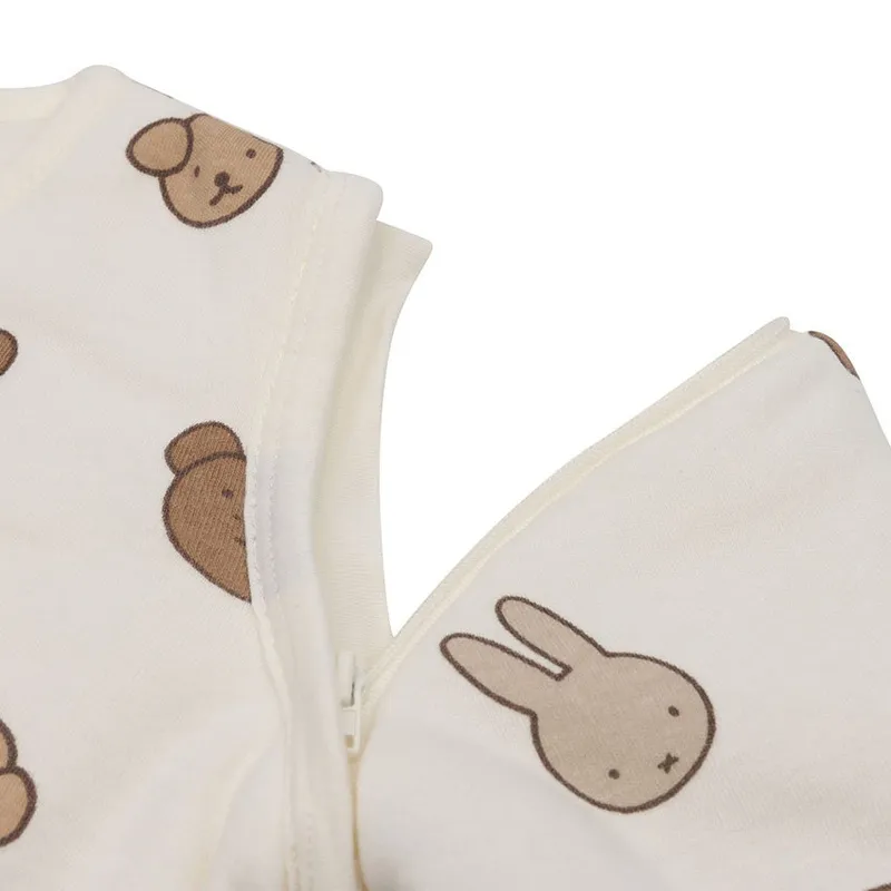 Jollein Baby Schlafsack mit abnehmbaren Ärmeln  - Miffy and Friends - 90 cm