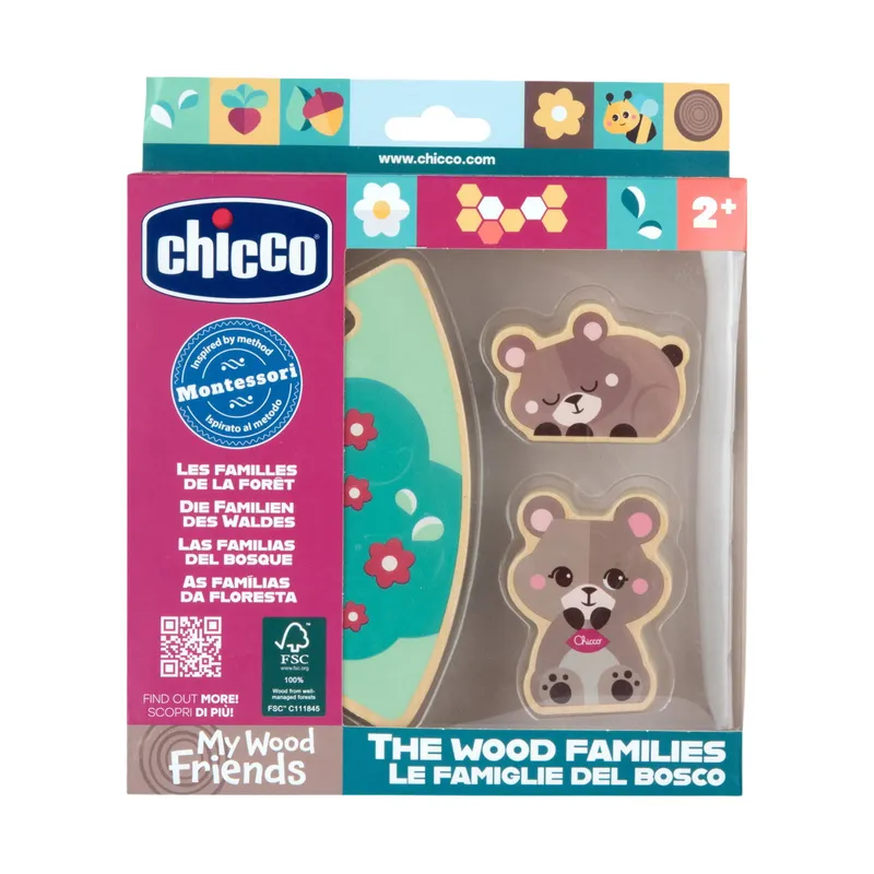 Chicco My Wood Friends Families - Mama Bär