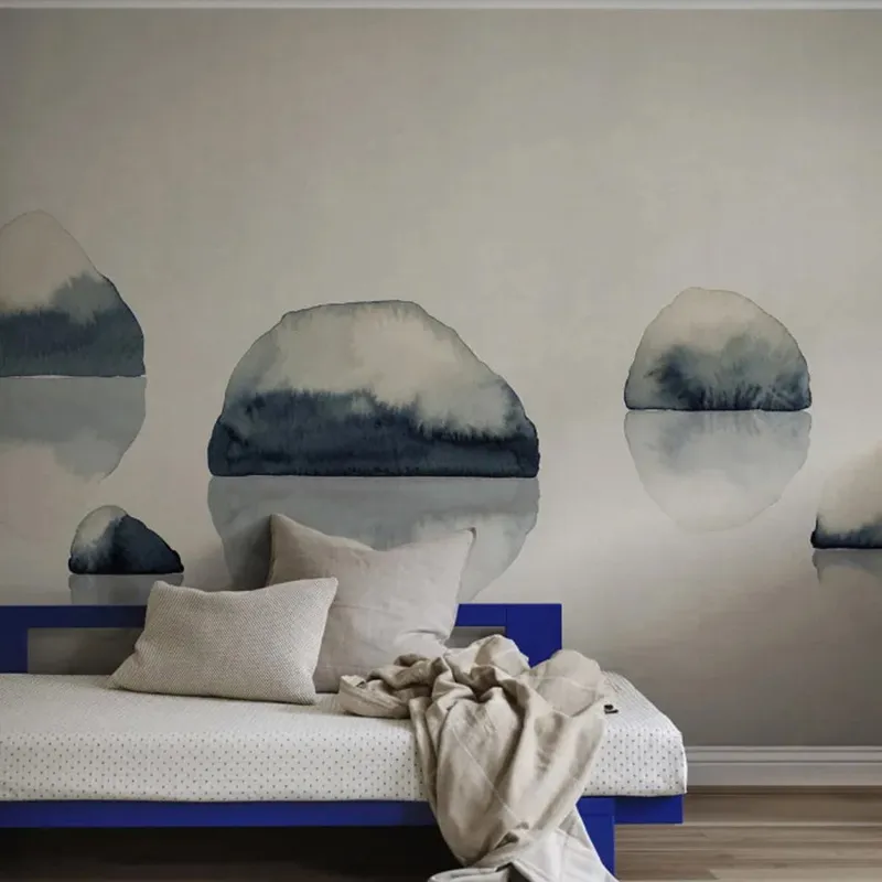 Sandberg Spegel Tapete - Indigo Blue