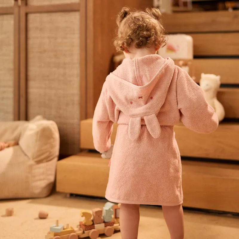 Jollein Miffy Bademantel - 1-2 Jahre - Silk Rose