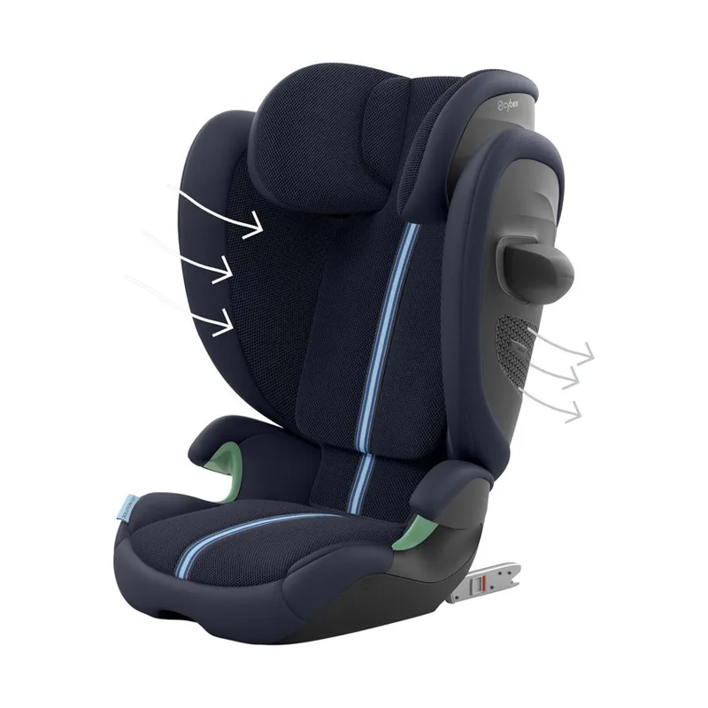 Cybex Solution G2 I-Fix Plus Autositz - Ocean Blue / Navy Blue