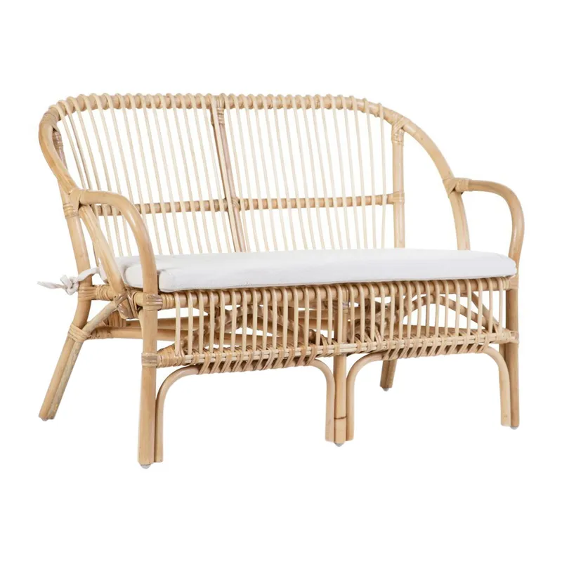 Childhome Montana Kinderbank Natur + Kissen