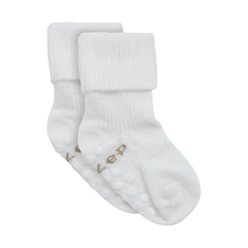 KipKep Anti-Rutsch-Söckchen – 12–18 Monate – 1er-Pack – Off-White