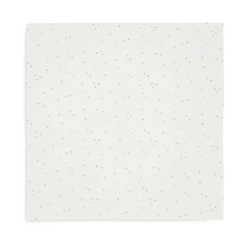 Jollein Twinkling Small Multituch - 3 Pack - 70 x 70 cm - Hydrophil - Sea Green