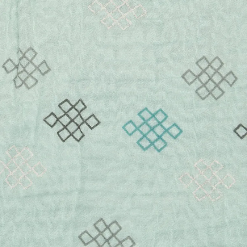 Lodger Xandu Hydrophiles Tuch Knot Silt Green 120 x 120 cm