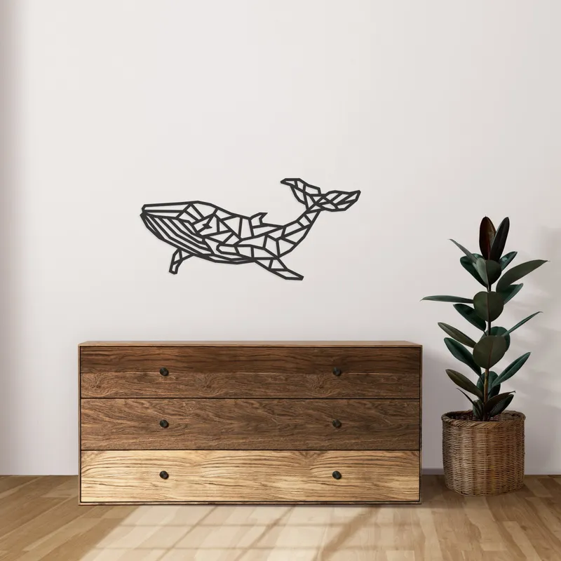 Casa Sentir Wal Wanddekoration - Medium - Schwarz