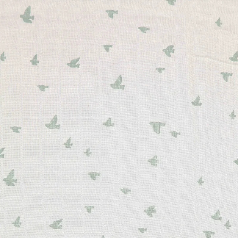 HYDROFIEL WASHANDJE 4X BIRDS ORGANIC CHINOIS GREEN