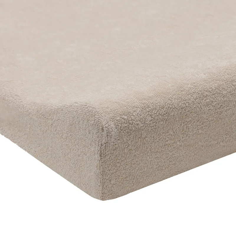 Jollein Wickelunterlagenbezug Frottee 50 x 70cm - Oatmeal/Sand - 2 Stück