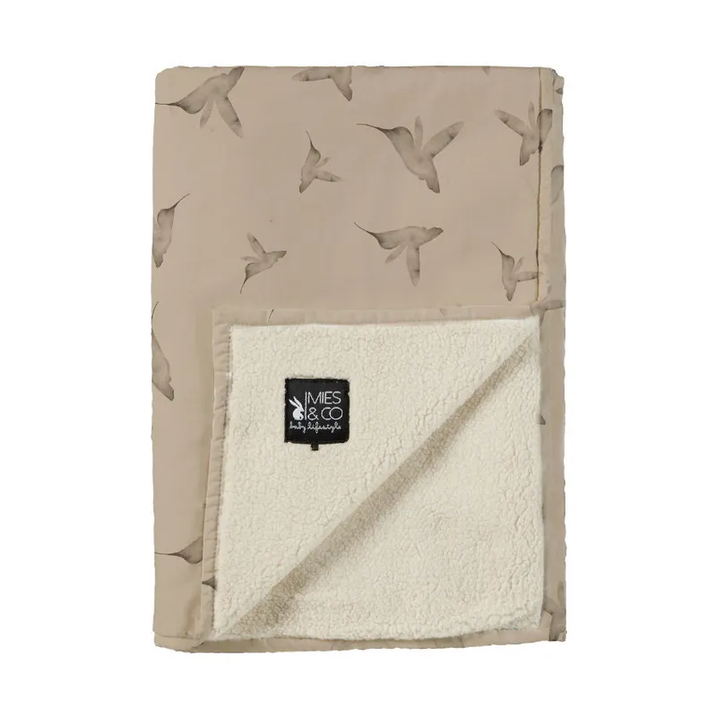Mies & Co Little Dreams Teddy Babydecke 70 x 100 cm Humus