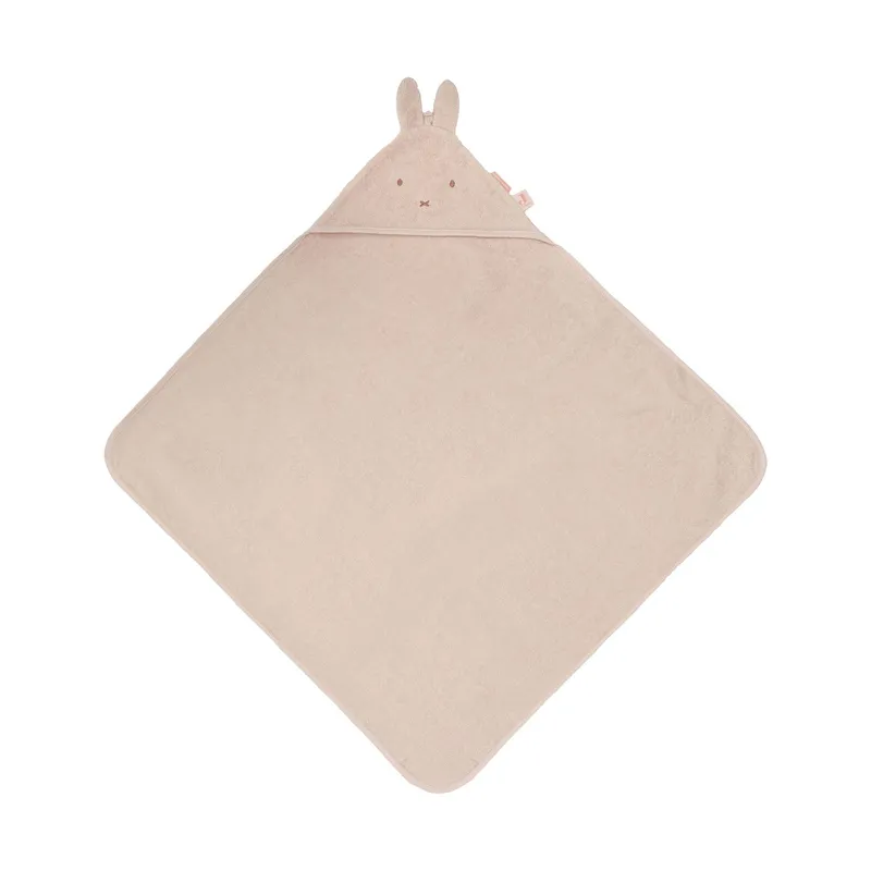 Jollein Miffy Badecape Frottee - 75 x 75 cm - Silk Rose