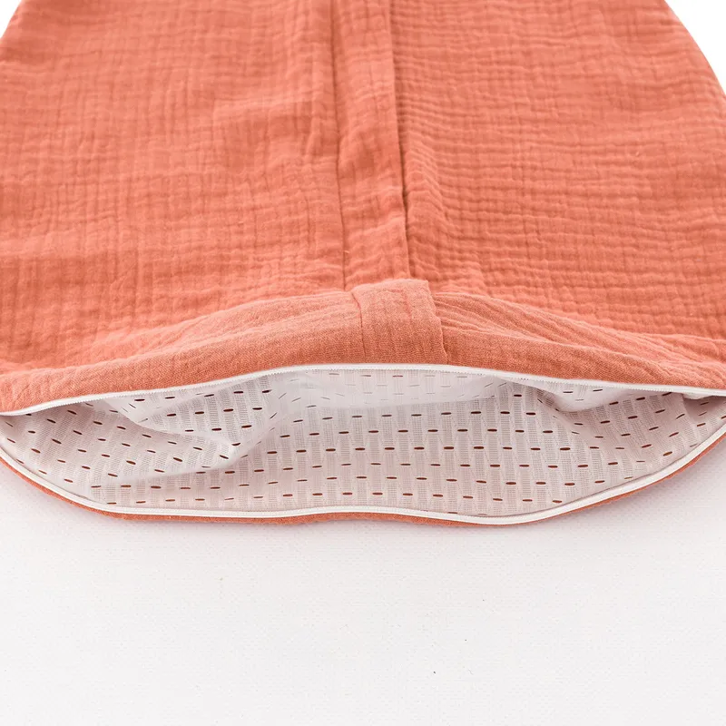 Träumeland Liebmich Sommerschlafsack - 70 cm - Musselin - Apricot