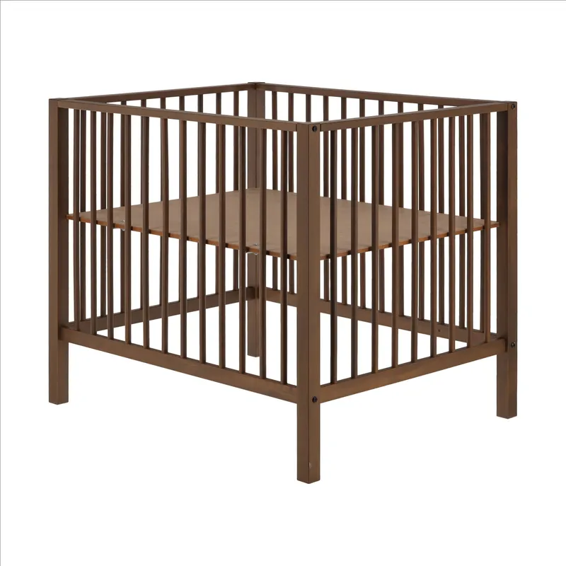 Europe Baby Robin II Laufstall mit Schublade – Walnuss