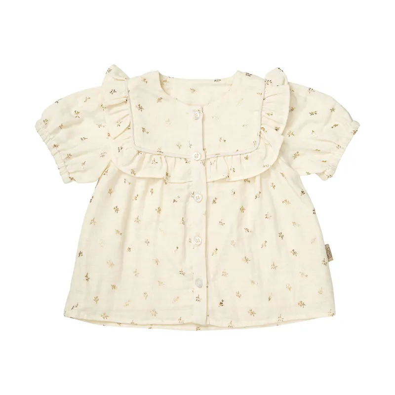 Cam Cam Copenhagen Cleo Bluse - Größe 68 - Gold Flower