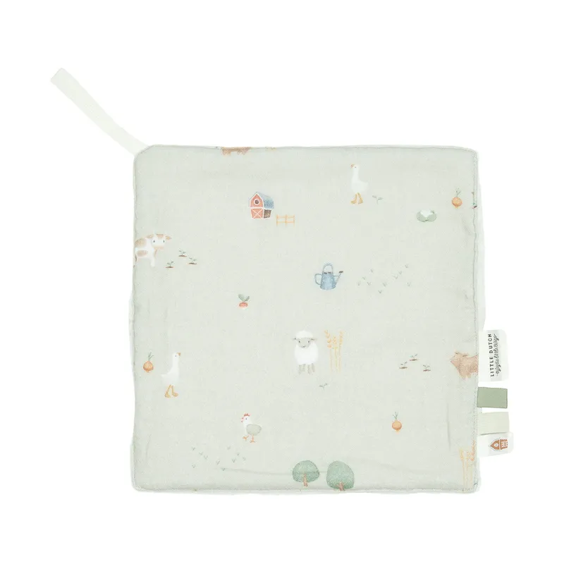 Little Dutch Little Farm Kuscheltuch - Hydrophil