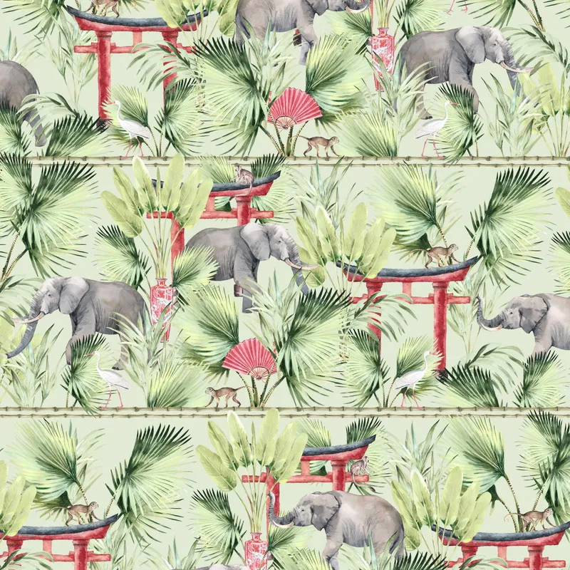 Creative Lab Amsterdam Ritual Elephant Tapete 300 x 280 cm