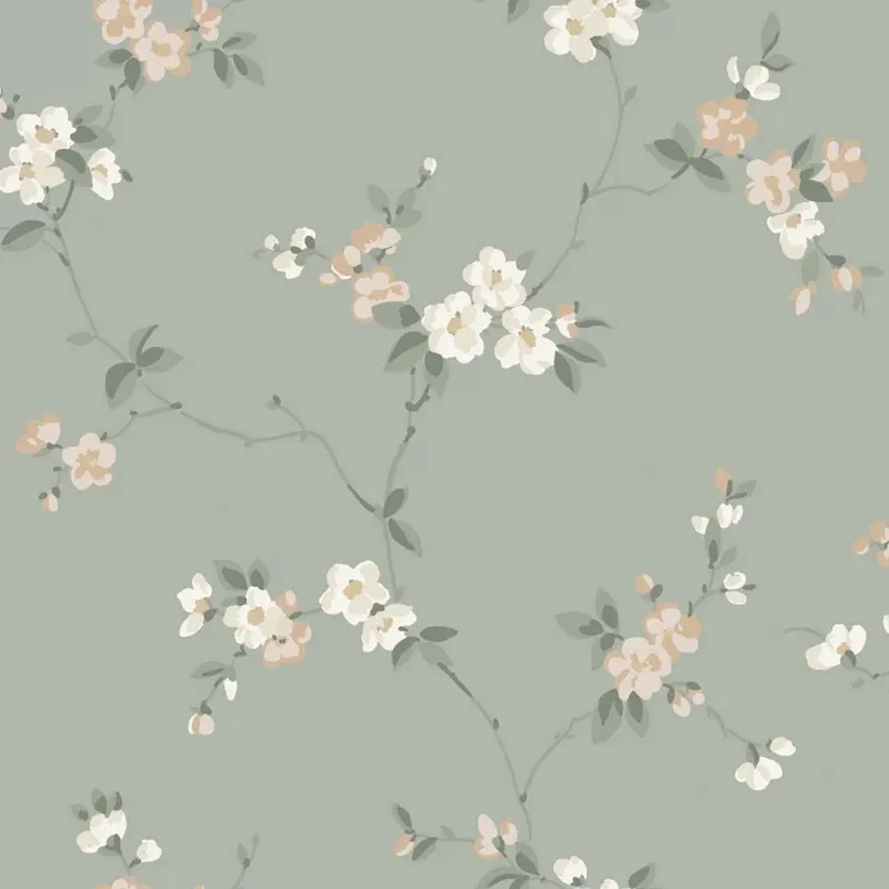 Sandberg Engla Tapete - Sage Green