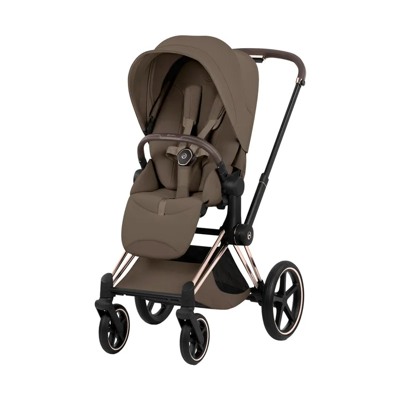 Cybex Priam 5 / e-Priam 5 Style Kinderwagen 3-in-1 Bundle – Rosegold