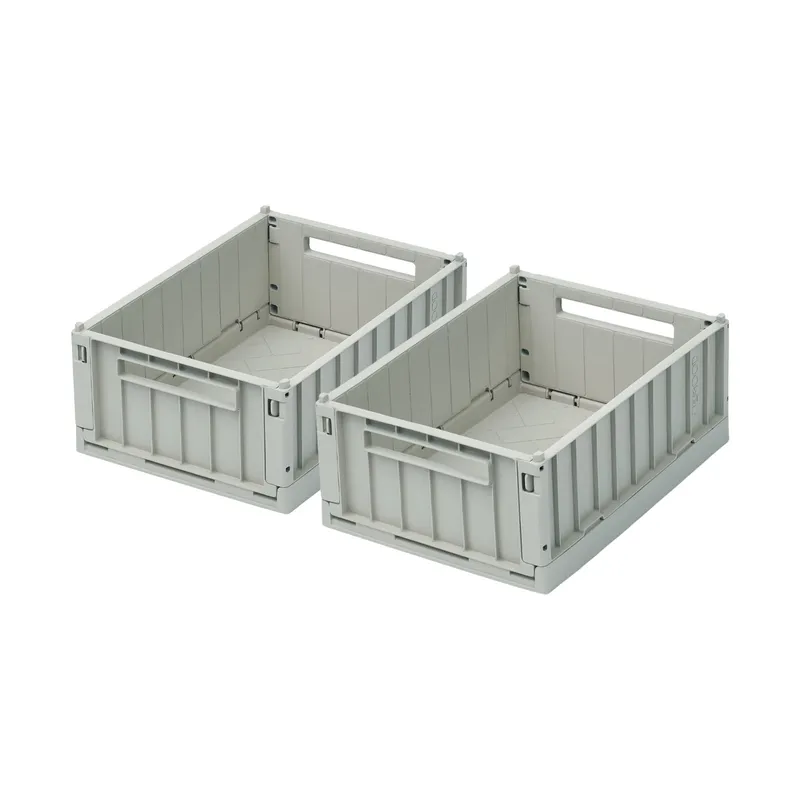 Liewood Weston Aufbewahrungsbox S – 2 Stück - Dove Blue