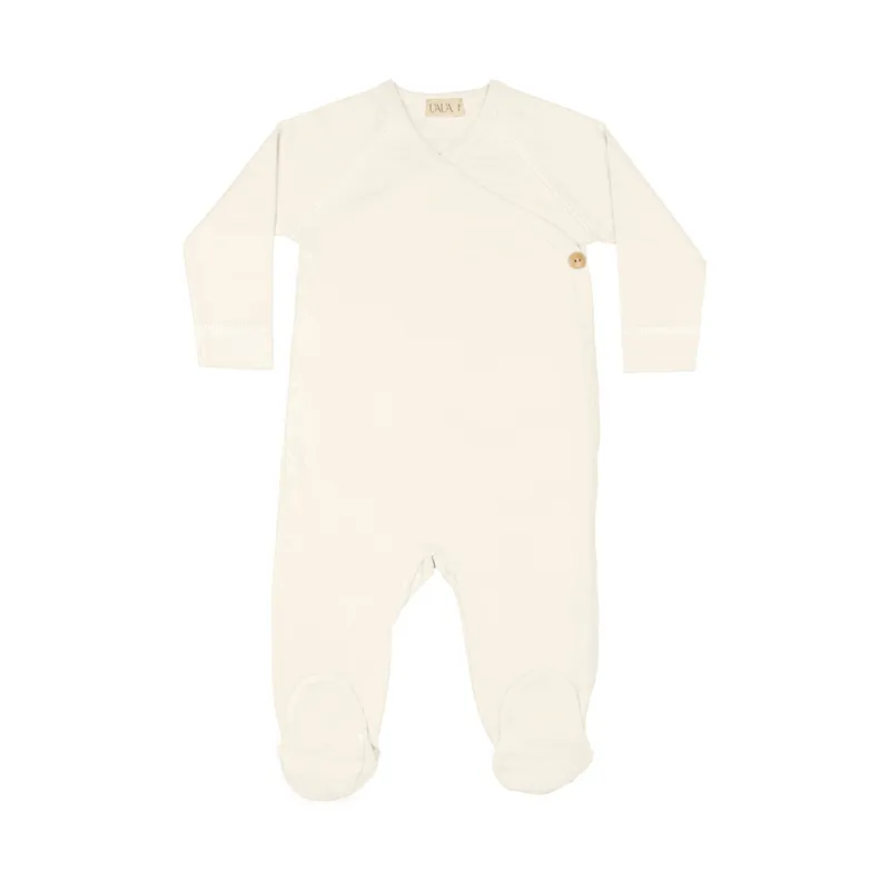 UAUA Kimono Strampler Crema 0-1 Monat
