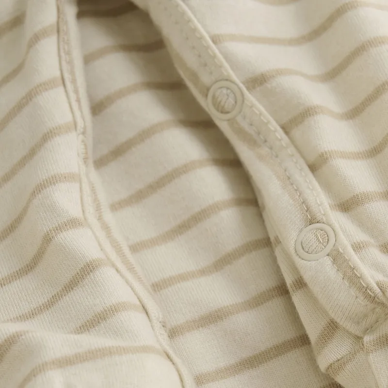 Noppies Nolan Strampler - Stripe - Größe 68 - Offwhite