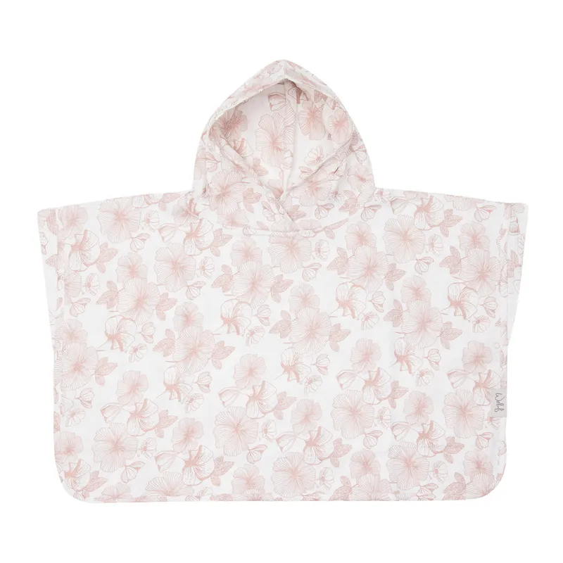 Witlof For Kids Flower Powder Badeponcho - Hydrophil