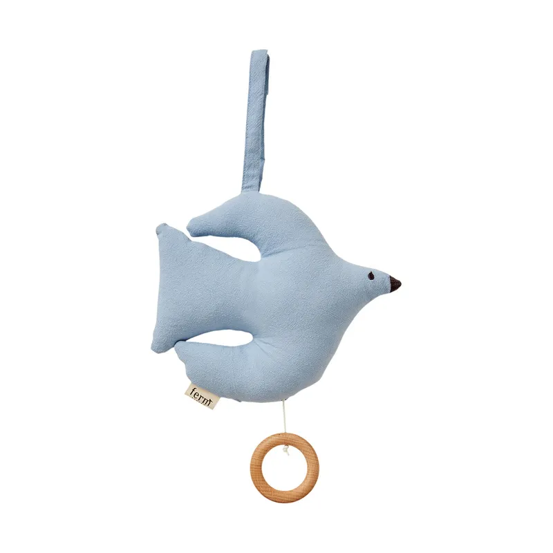 Ferm Living Swif Bird Musikmobile - Blue Fog