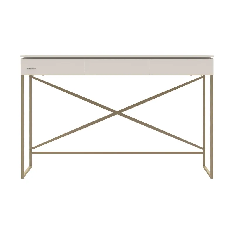 Kidsmill Intense II Schreibtisch - Oatmeal / Patinated Brass