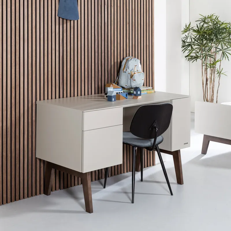 Kidsmill Sixties Schreibtisch Oatmeal / Walnut