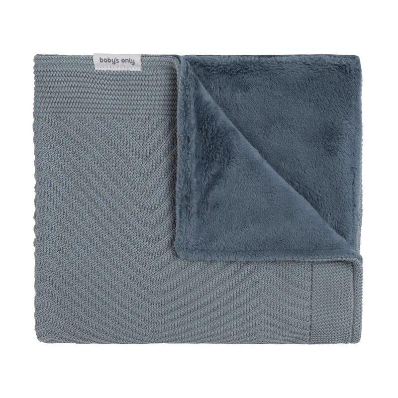 Baby’s Only Teddy Grace Babydecke - Nordic Blue - 70 x 95 cm