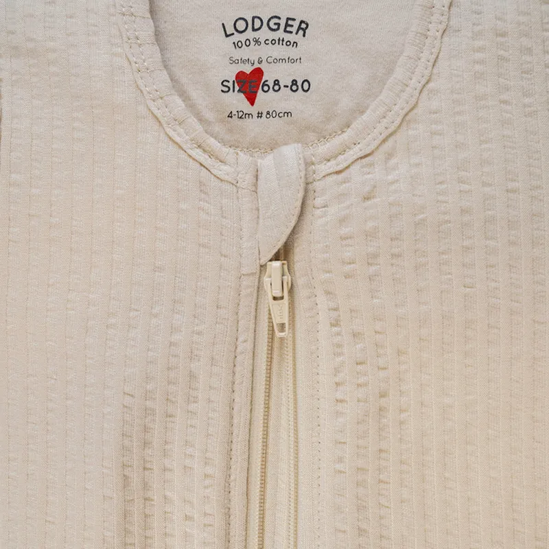 Lodger Hopper Seersucker Sommerschlafsack - Gr. 86-98 - Birch