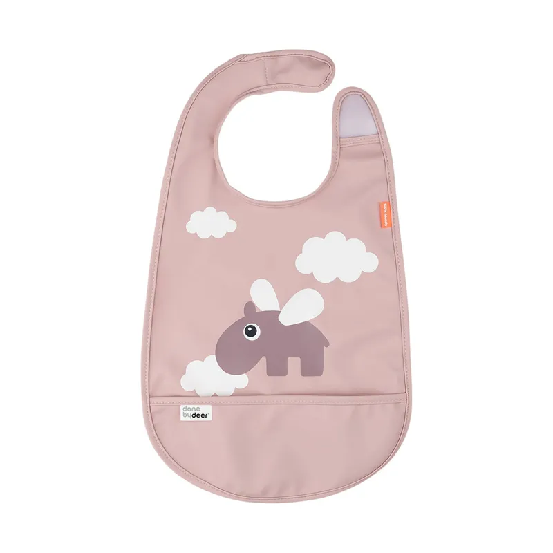 Done By Deer Happy Clouds Lätzchen - Powder