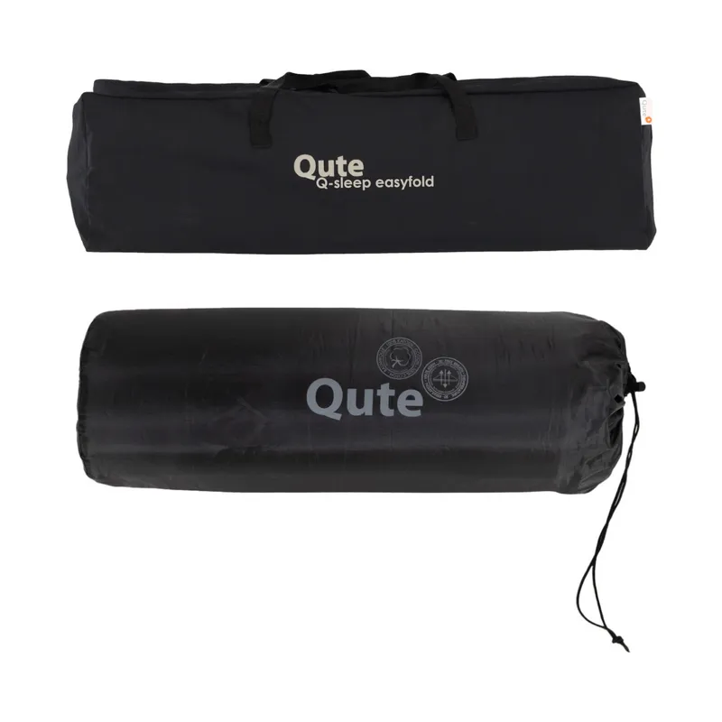 Qute Q-Sleep Campingbett Easyfold + Q-Matti Matratze inkl. Bezug