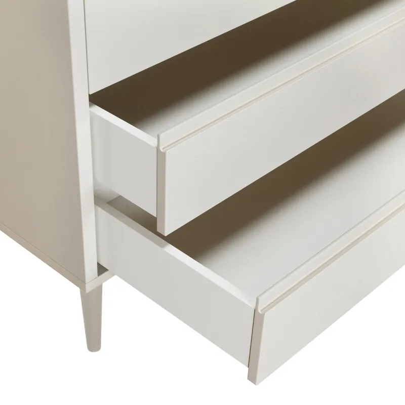 Europe Baby Sterre Babyzimmer Oatmeal / Oatmeal | Bett 60 x 120 cm + Kommode