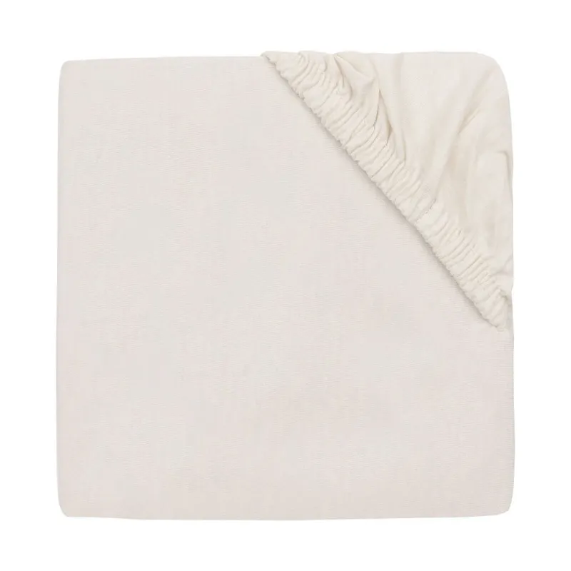 Jollein Spannbettlaken Jersey 60 x 120cm - Oatmeal