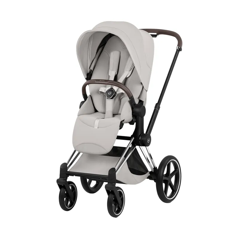 Cybex Priam 5 Style Kinderwagen Bundle – Chrome Brown