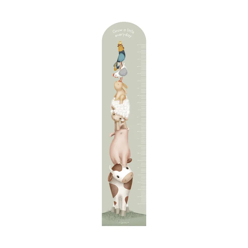 Little Dutch Wandaufkleber Messlatte – Little Farm