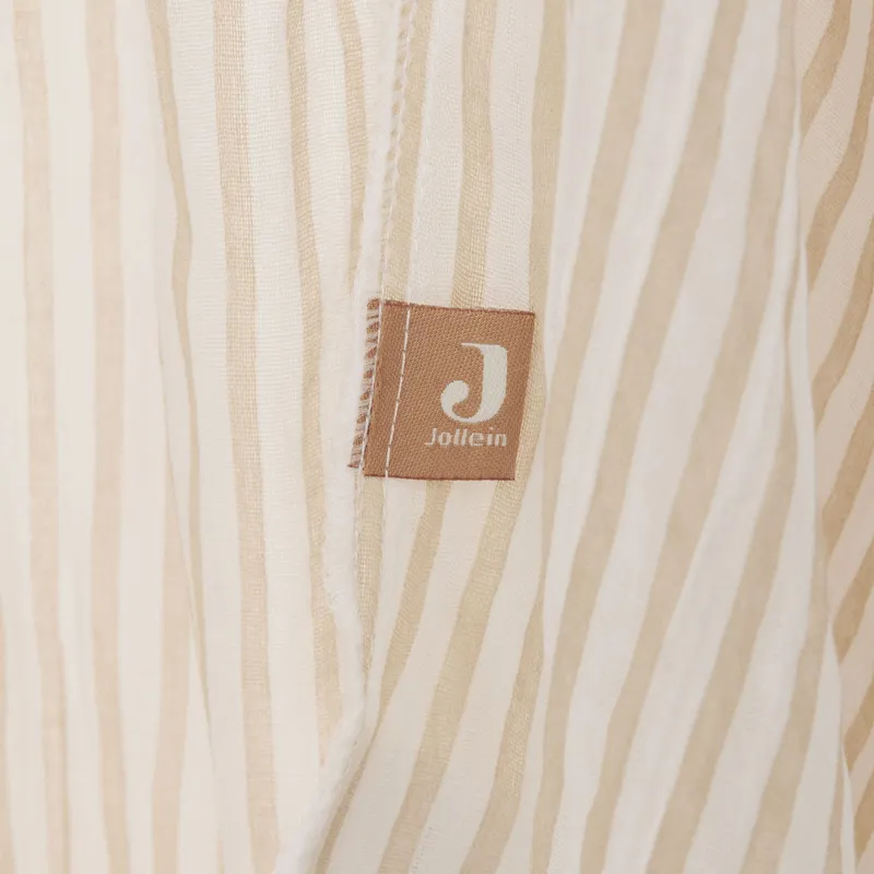 Jollein Stripe Moskitonetz - 245 cm - Oatmeal/Hazel