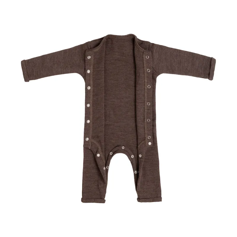Baby's Only Meadow Strampler - Merino Fine - Größe 68 - Taupe