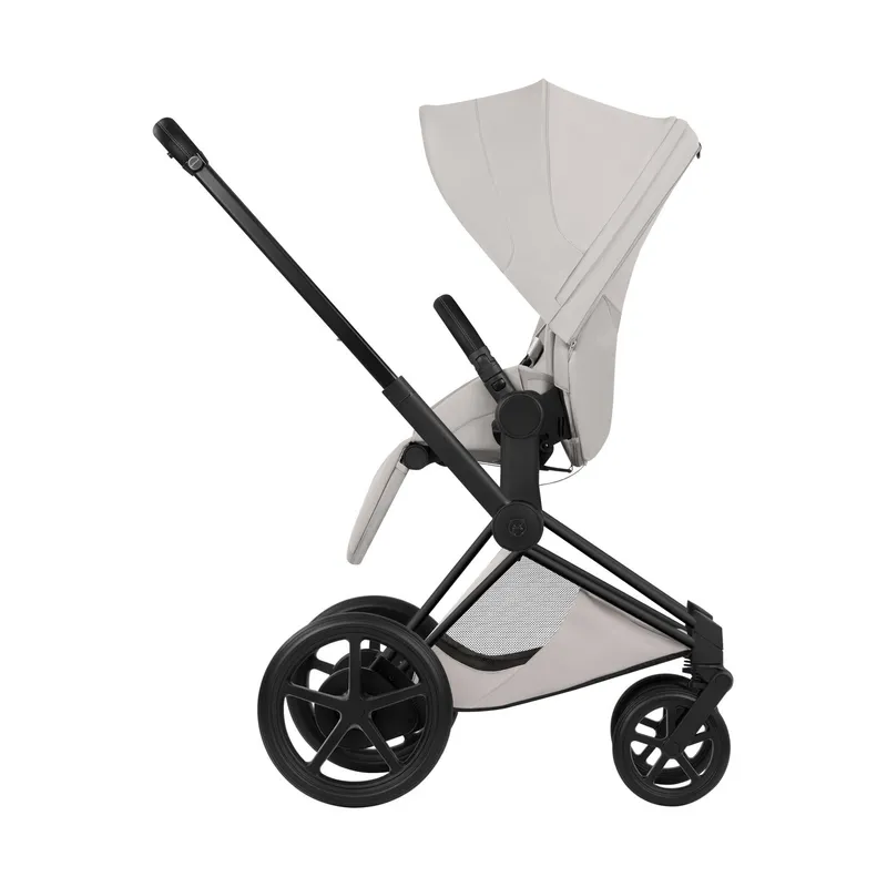 Cybex e-Priam 5 Style Kinderwagen 2-in-1 - Mattschwarzes Gestell