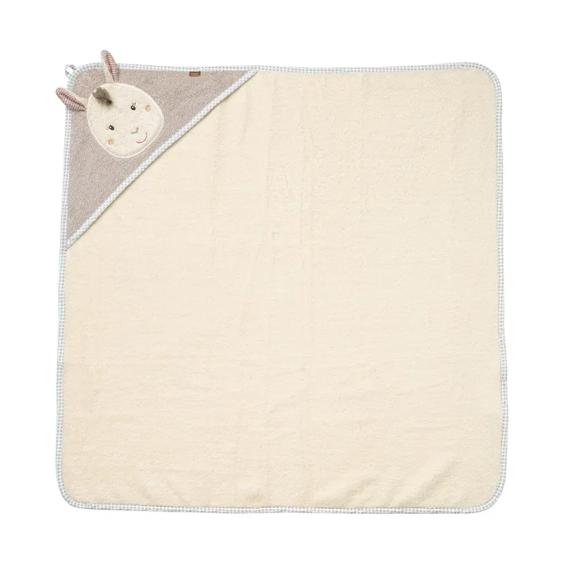 Fehn Badecape mit Kapuze - 80x80 cm
