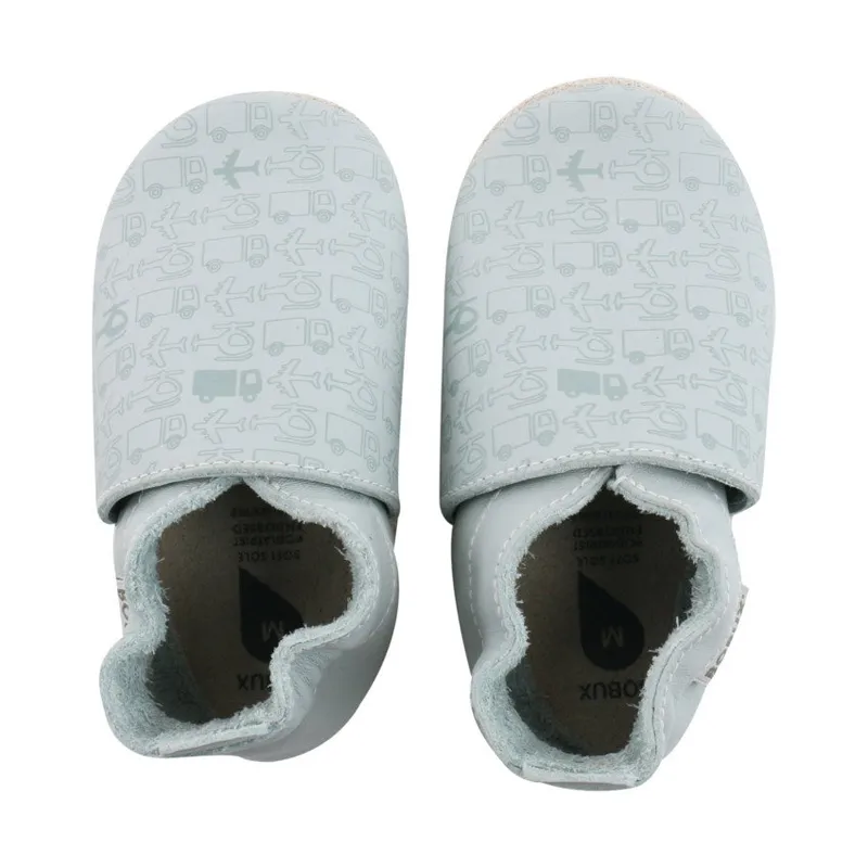 Bobux Transport Soft Soles Sky Gray Mt L