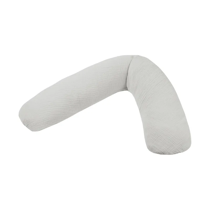 Theraline Stillkissen Dodo mit Bezug – Musselin – Misty Grey