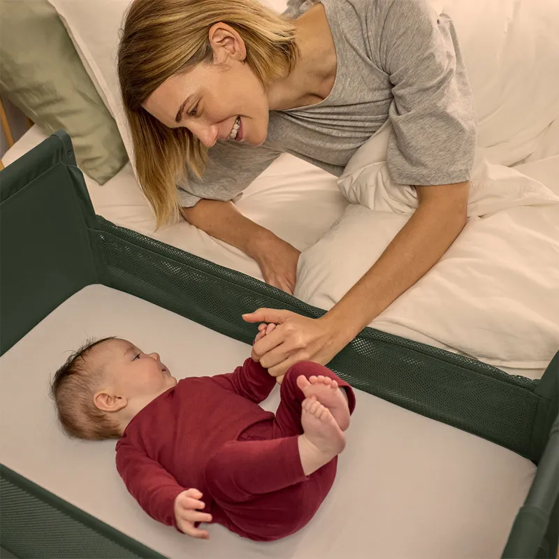 SnuzPod Studio Co-sleeper - Berlin Green