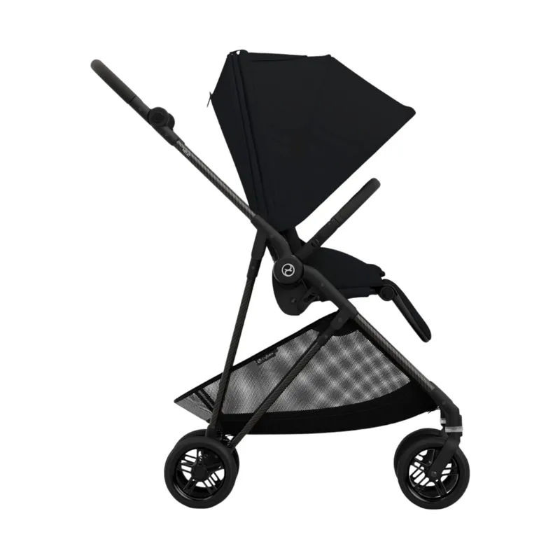 Cybex Melio Kinderwagen - Carbon - Magic Black