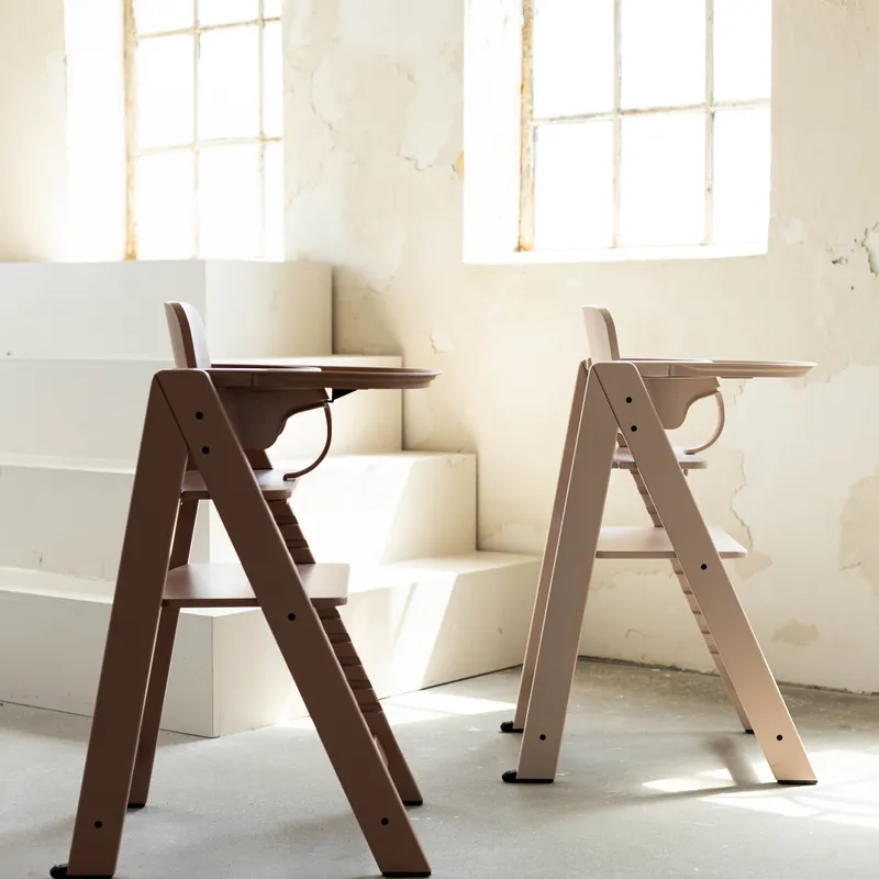 Kidsmill Up! Hochstuhl Buchenholz Inkl. Kunststoff Babyset