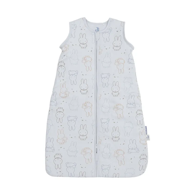 Jollein Miffy Moments Schlafsack mit abnehmbaren Ärmeln – 110 cm - Cloudy Blue