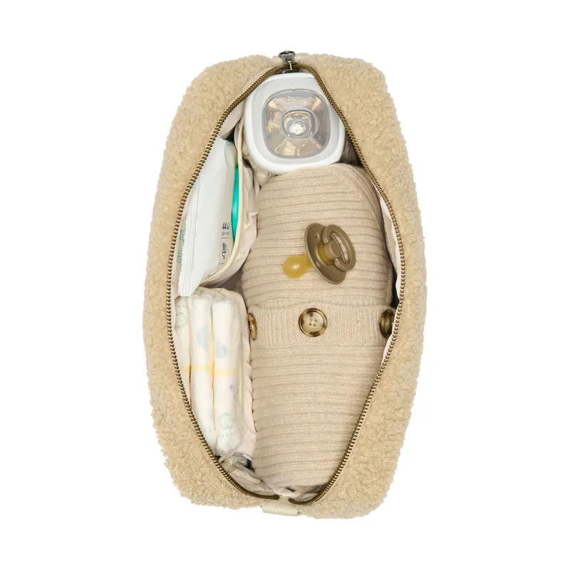 Studio Noos Ecru Teddy Stroller Organizer - Ecru