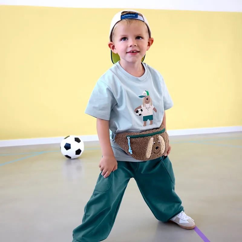 Lässig Kids Bauchtasche - Team Dog - Braun