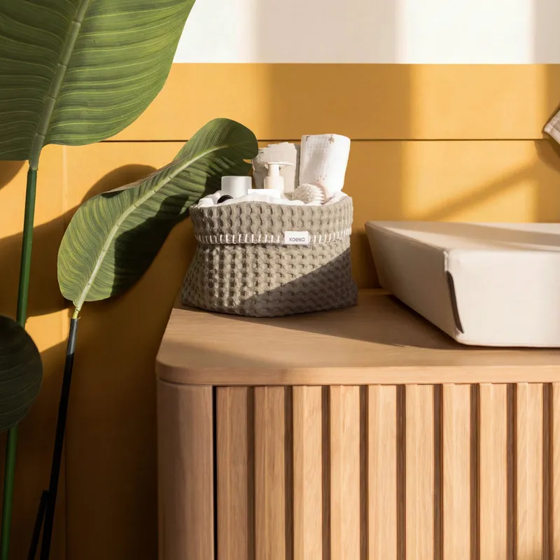 Kidsmill Tune Kommode XL - mit Latten - Walnuss